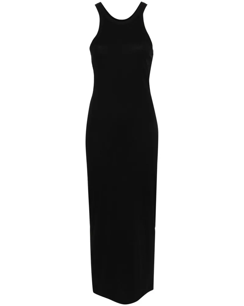 Totême Ärmelloses Maxikleid - Schwarz Schwarz