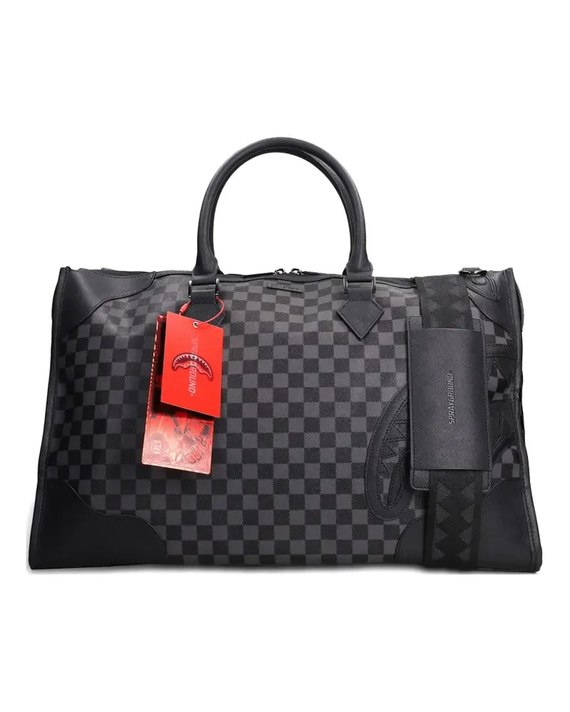 Sprayground checkerboard top-handle holdall - Schwarz Schwarz