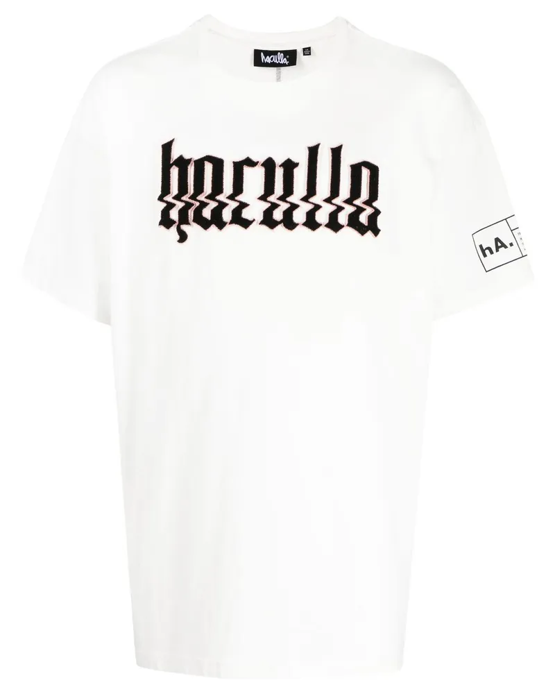 Haculla T-Shirt mit Logo-Print Weiß