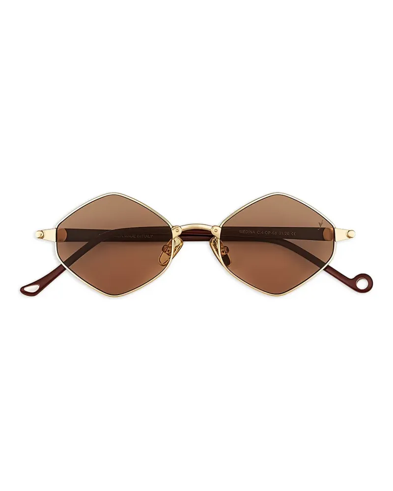 Eyepetizer Medina geometric-shape sunglasses - Gold Gold