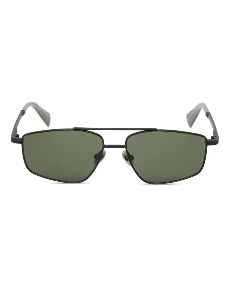 AllSaints Sonnenbrille mit geometrischem Gestell - Schwarz Schwarz
