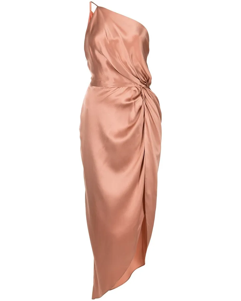 mason by michelle mason Seidenkleid mit Knoten - Rosa Rosa