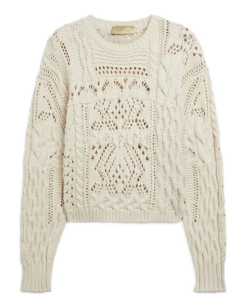 Momoni Martinez Pullover mit Ziernaht - Nude Nude
