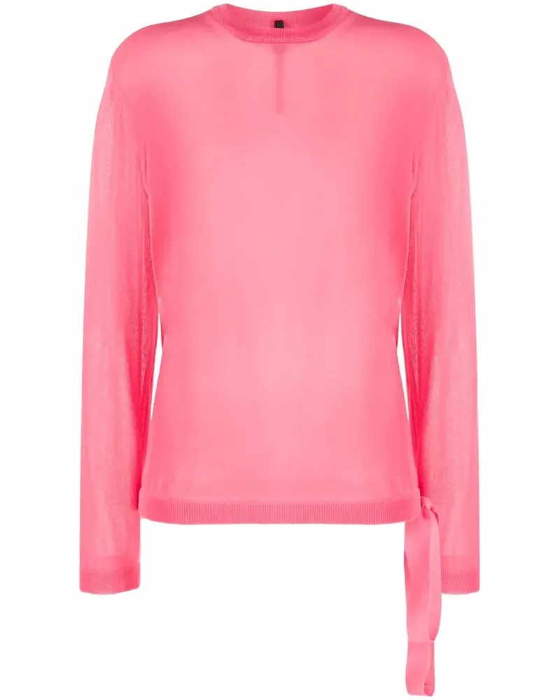 Sara Lanzi Pullover mit Rundhalsausschnitt - Rosa Rosa