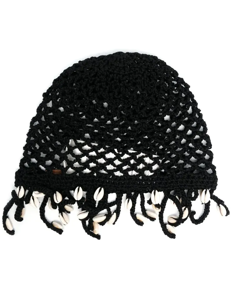 Alanui Mother Nature Cowry Beanie - Schwarz Schwarz