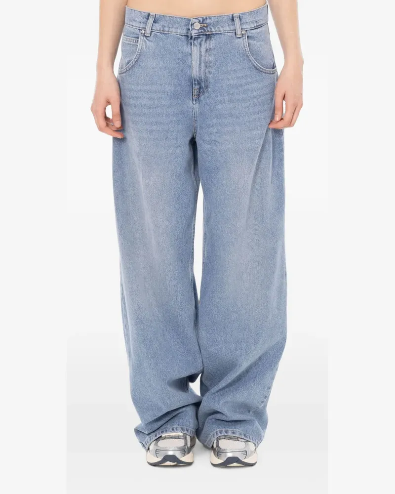 VICOLO Mia Wide-Leg-Jeans - Blau Blau