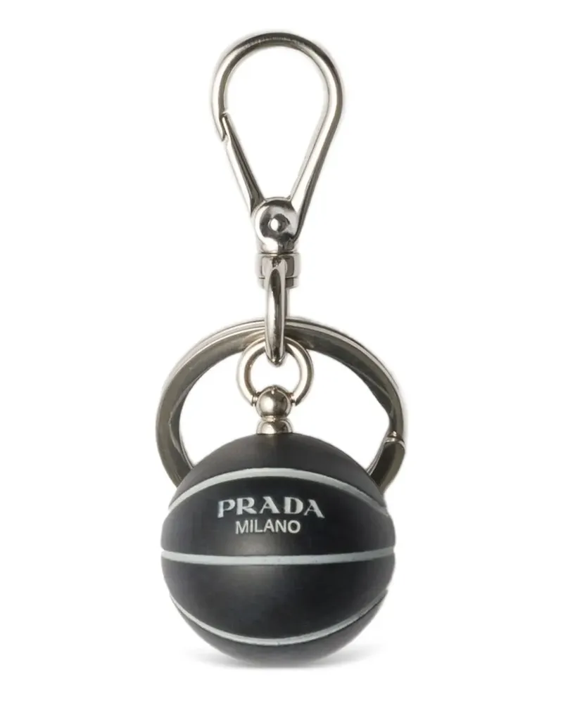 Prada Basketball-Schlüsselanhänger - Schwarz Schwarz