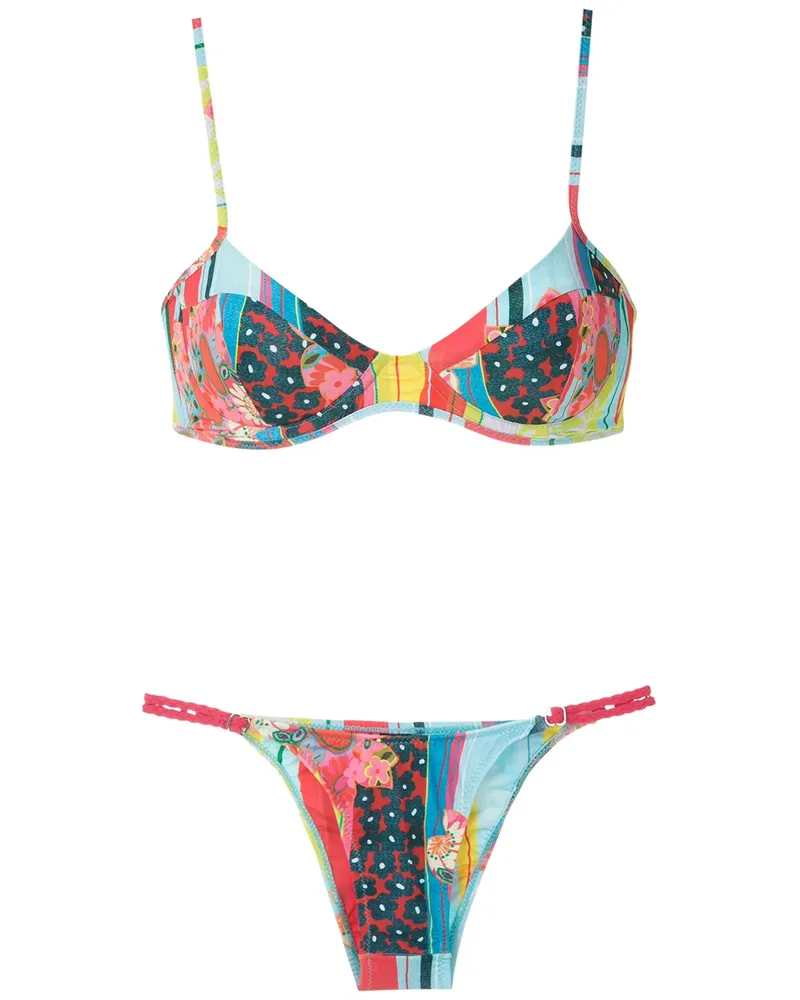 Amir Slama Bikini mit Print - 99 99