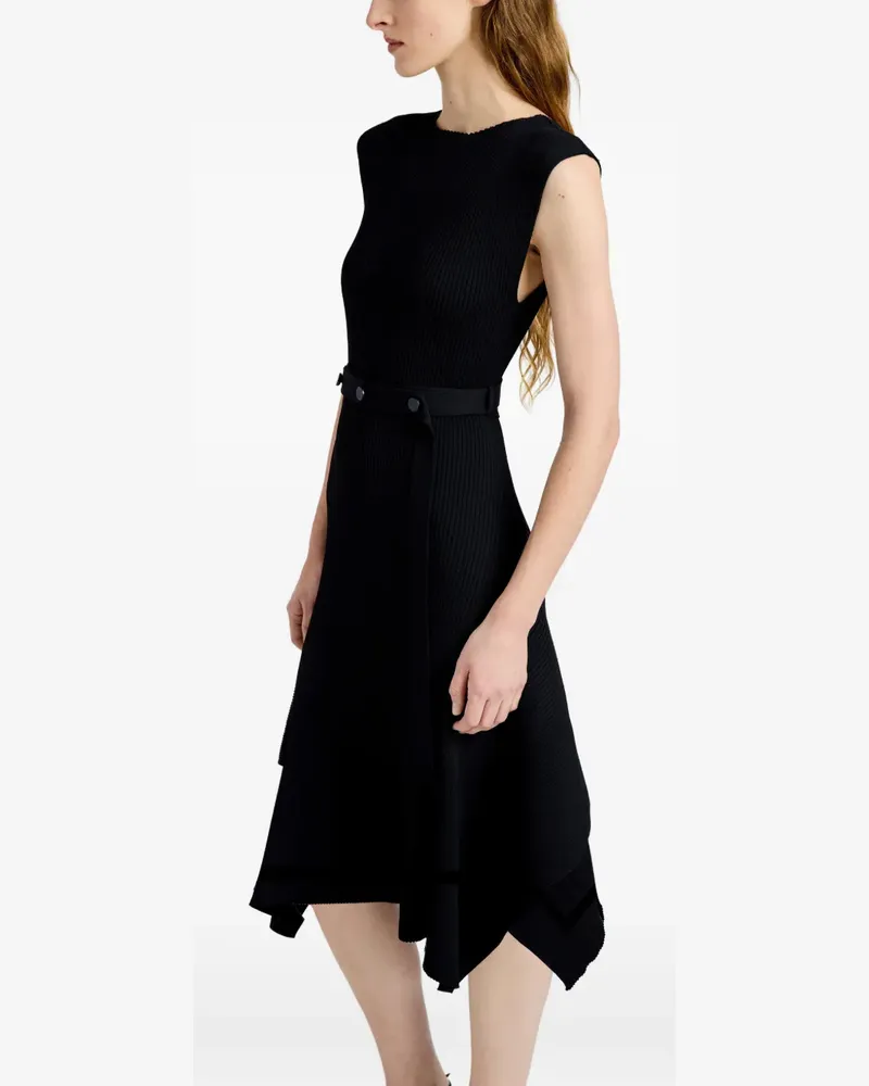 Proenza Schouler Artemis Kleid mit Gürtel - Schwarz Schwarz