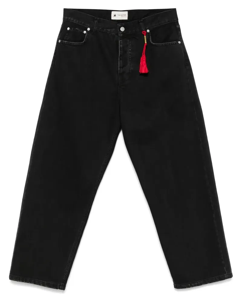 THE EDITOR Ric Jeans - Schwarz Schwarz