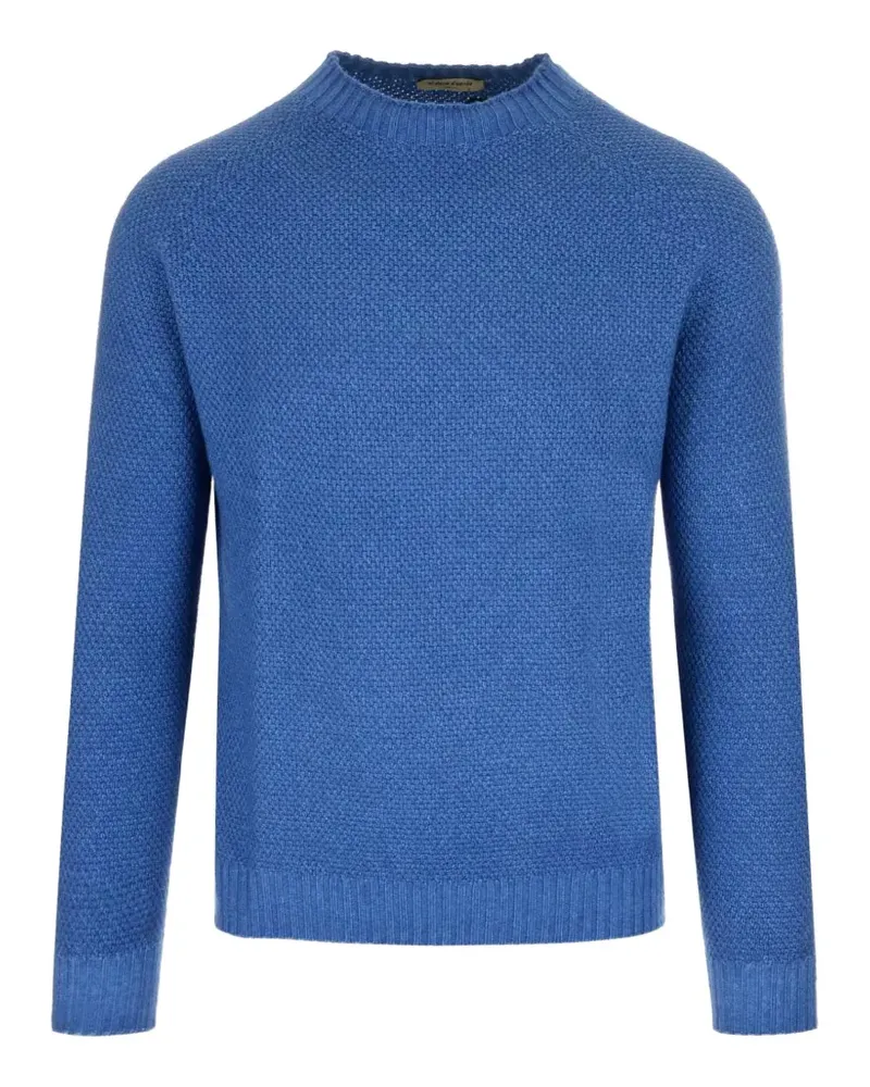 Al Duca D’Aosta 1902 Klassischer Merinopullover - Blau Blau