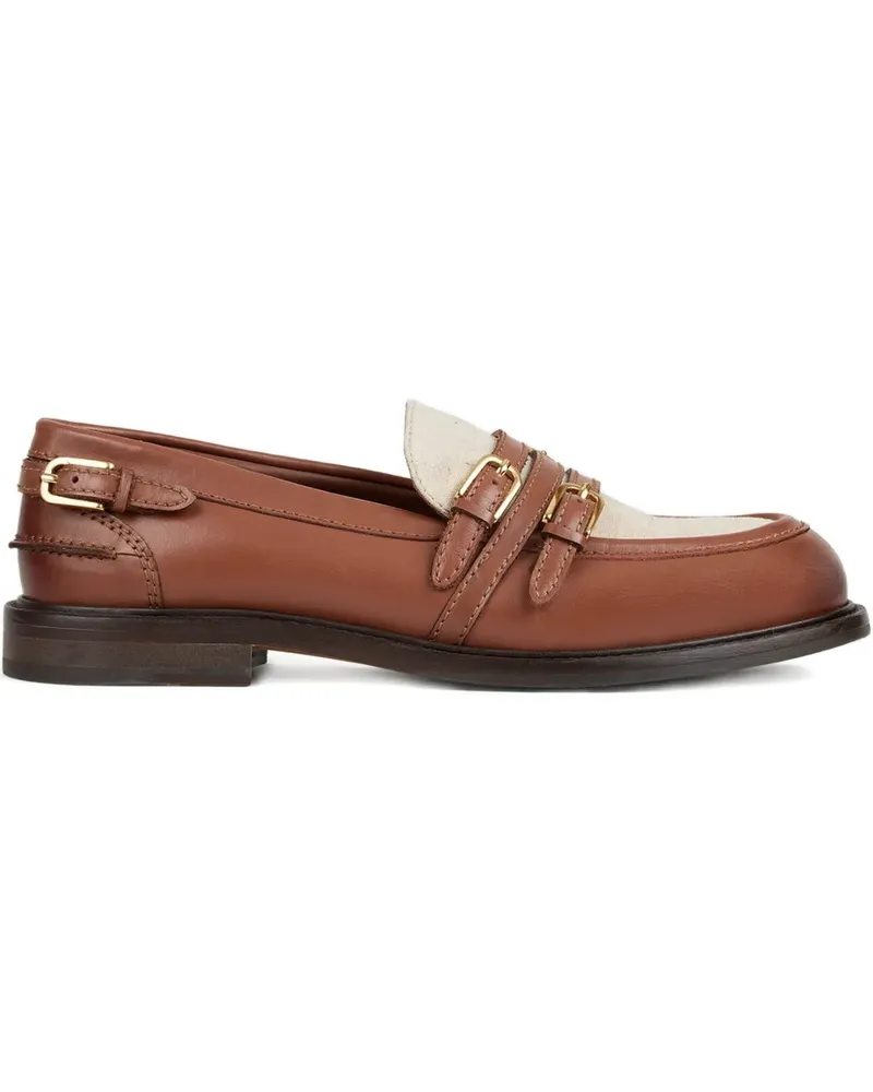 Sandro Loafer mit Schnalle - Braun Braun