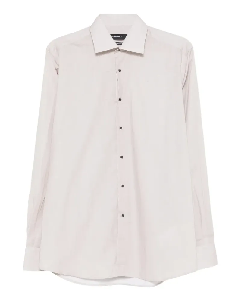Karl Lagerfeld Modern-Fit-Hemd - Nude Nude