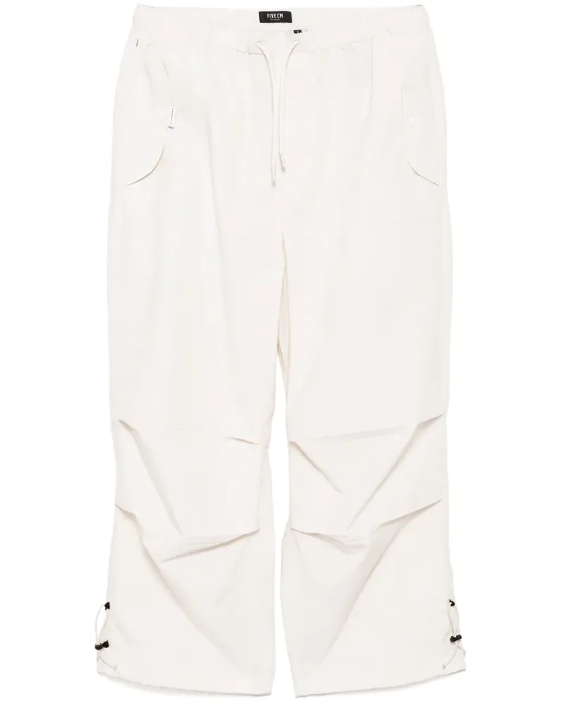 FIVE CM Wide-Leg-Hose mit Kordelzug - Nude Nude
