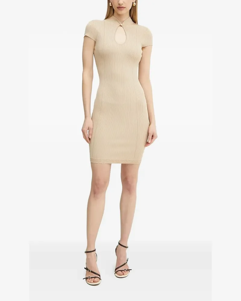Guess Minikleid mit Schlüssellochausschnitt - Nude Nude