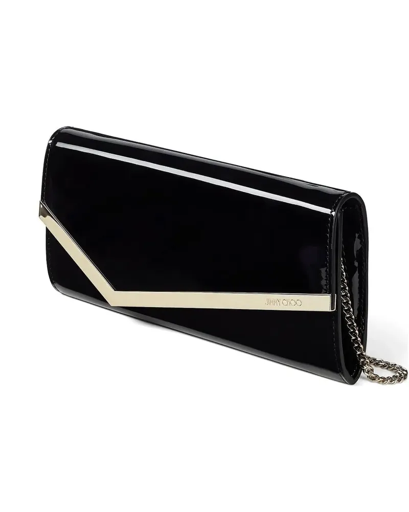 Jimmy Choo Emmie chain-strap clutch bag - Schwarz Schwarz