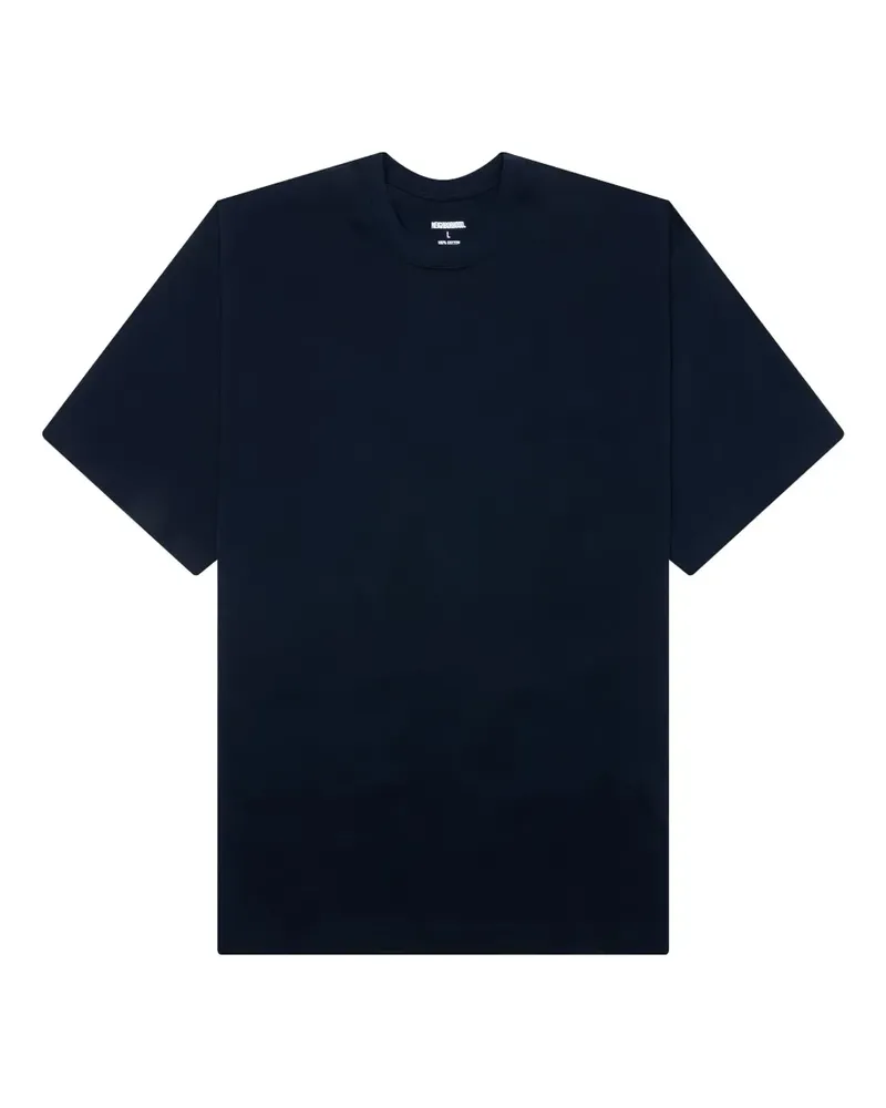 Neighborhood T-Shirt mit Logo-Print - Blau Blau