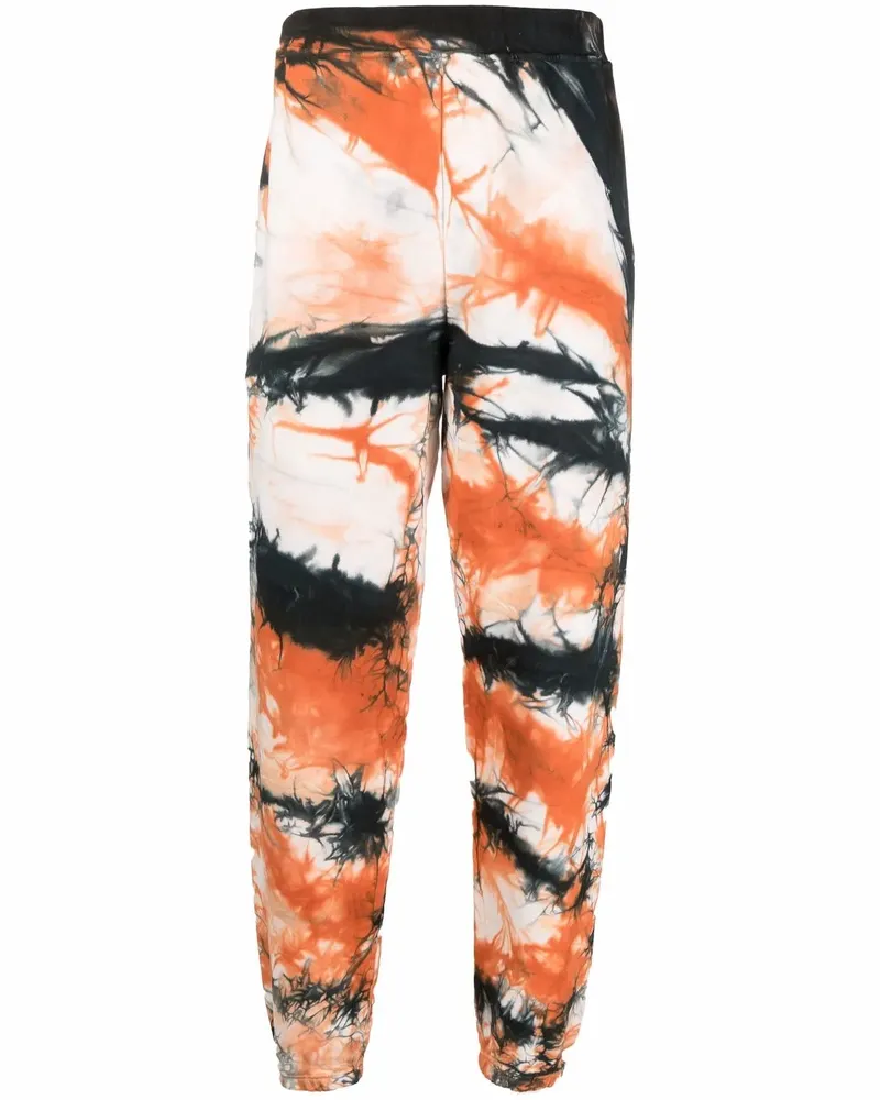 Aries No Problemo Sweatshirt mit Batikmuster - Orange Orange