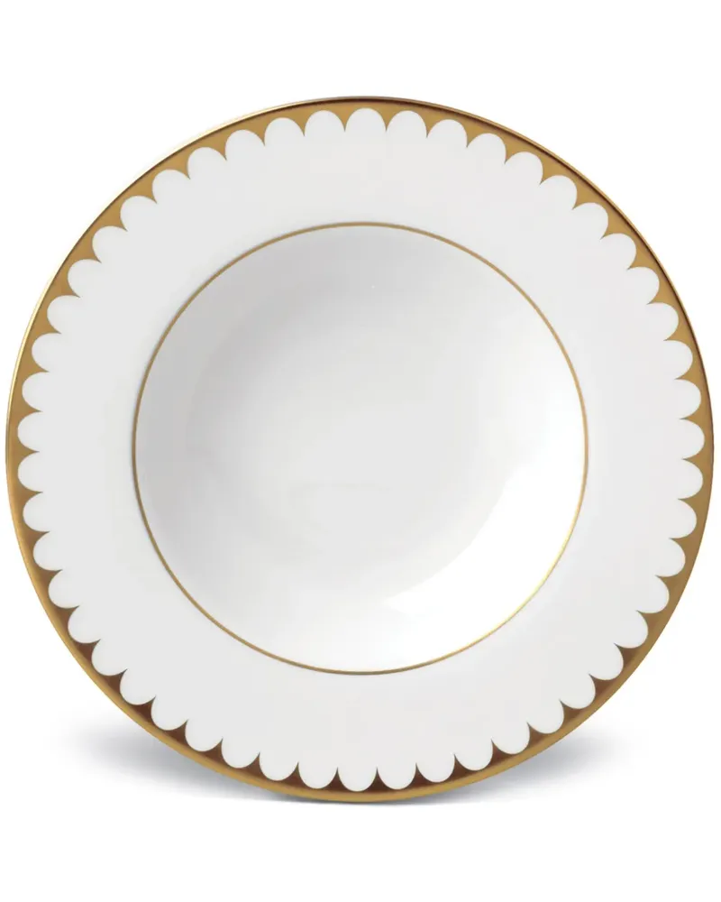 L’OBJET Aegean Filet Suppenteller (23cm) - Weiß Weiß