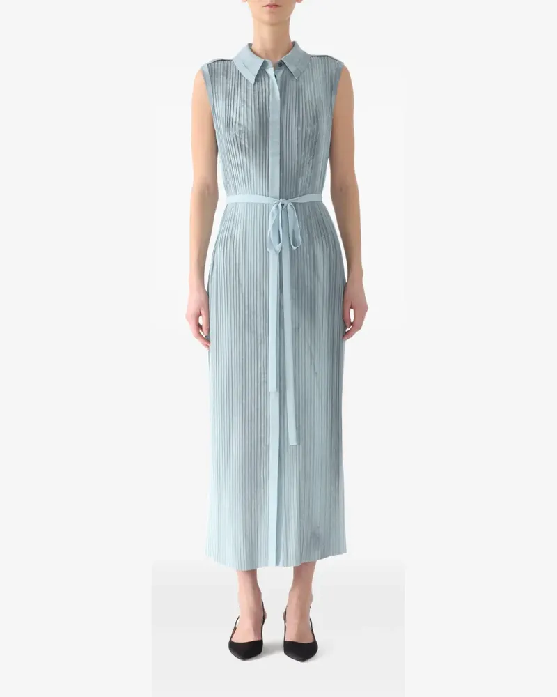Jason Wu Plissiertes Midikleid - Blau Blau
