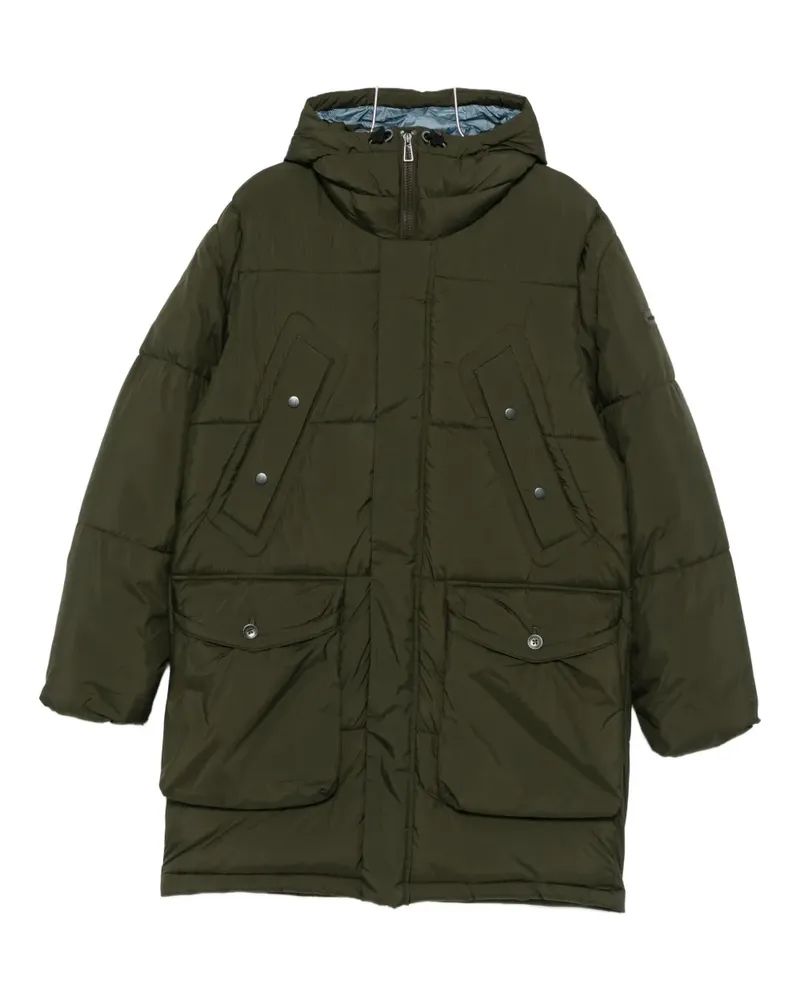 Paul Smith hooded quilted coat - Grün Grün
