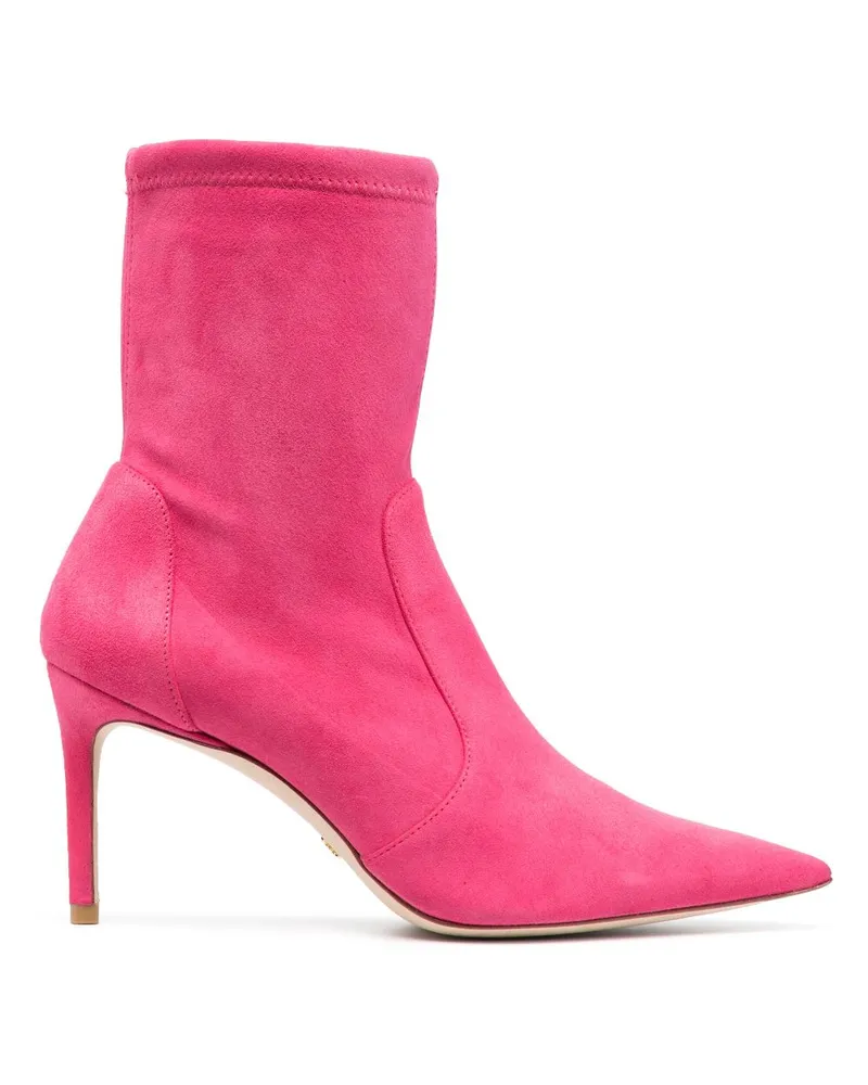 Stuart Weitzman Stiefel mit spitzer Kappe 85mm - Rosa Rosa