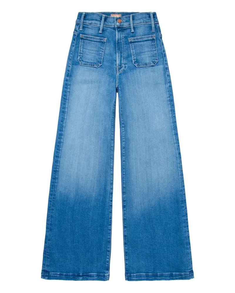 Mother Hustler Roller Jeans - Blau Blau