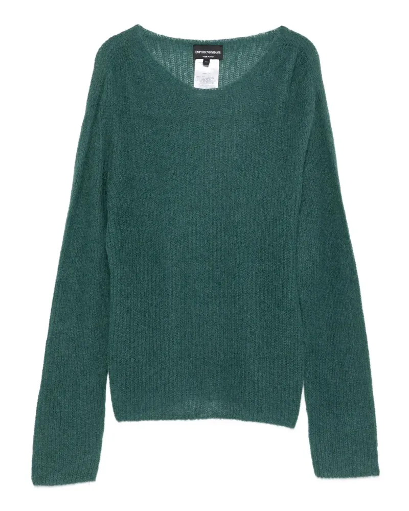 Emporio Armani Pullover mit Rundhalsausschnitt - Grün Grün