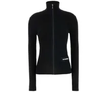 Gestrickter Cardigan - Schwarz