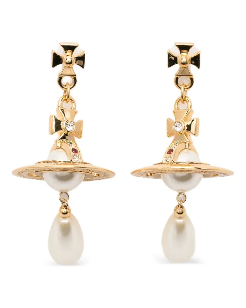 Vivienne Westwood pearl bijoux necklace - Gold Gold