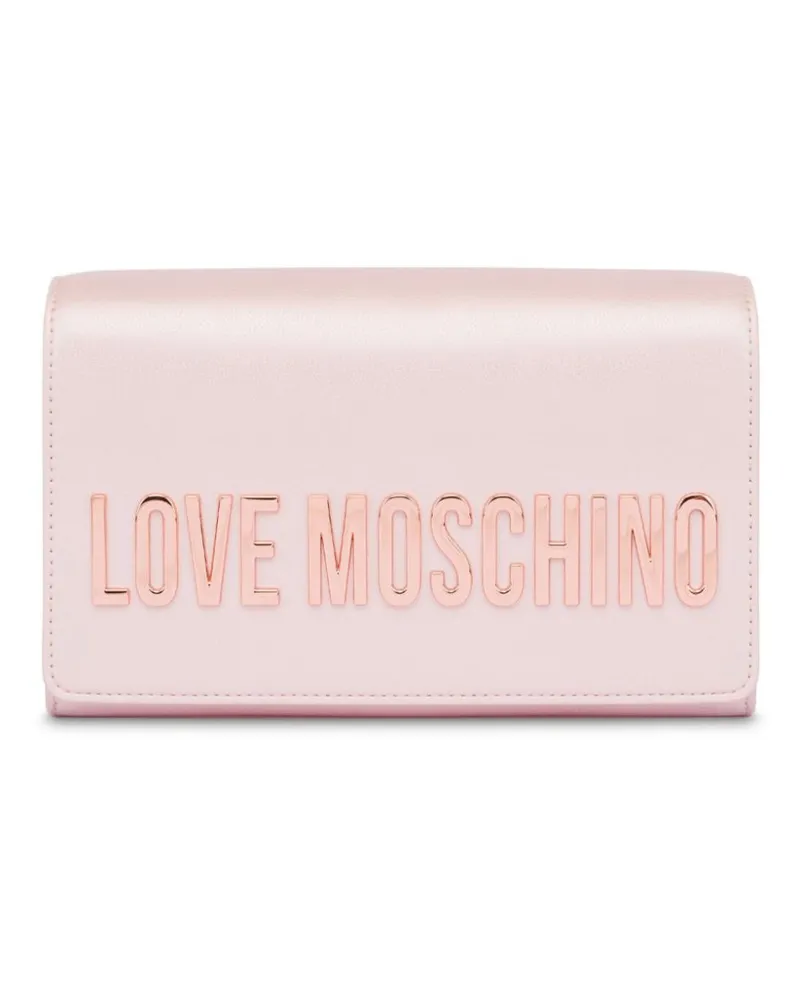 Moschino Umhängetasche mit Logo - Rosa Rosa
