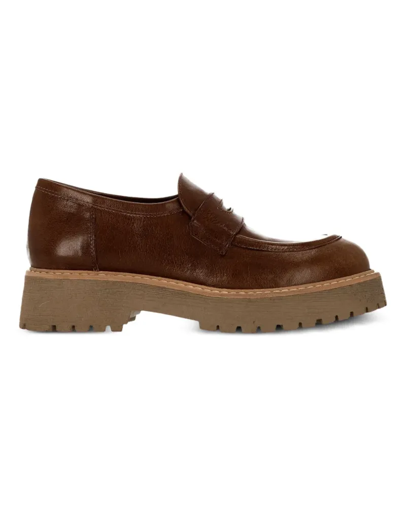 Patrizia Bonfanti Loafer mit Plateau - Braun Braun