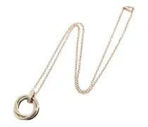 2010s Trinity Pearl Halskette mit Diamant - Gold