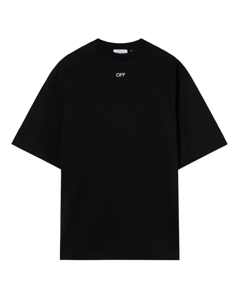 OFF-WHITE Scribble Narciso skate short sleeve T-shirt - Schwarz Schwarz