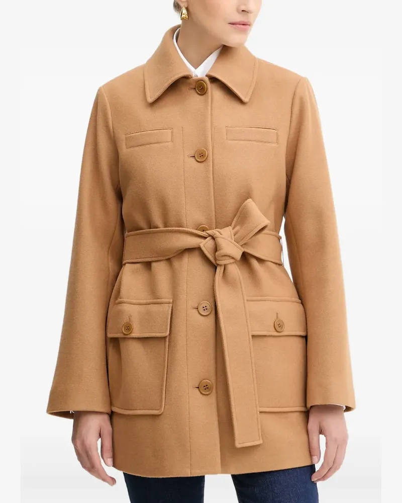 Liu Jo button-fastening coat - Nude Nude