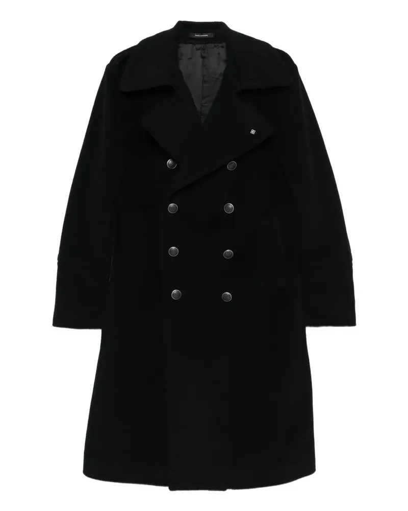 Tagliatore Doppelreihiger Mantel - Schwarz Schwarz