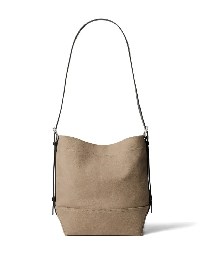 Christophe Lemaire small belted tote bag - Nude Nude