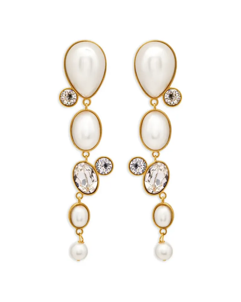 Oscar de la Renta Klassische Hängeohrringe - Gold Gold