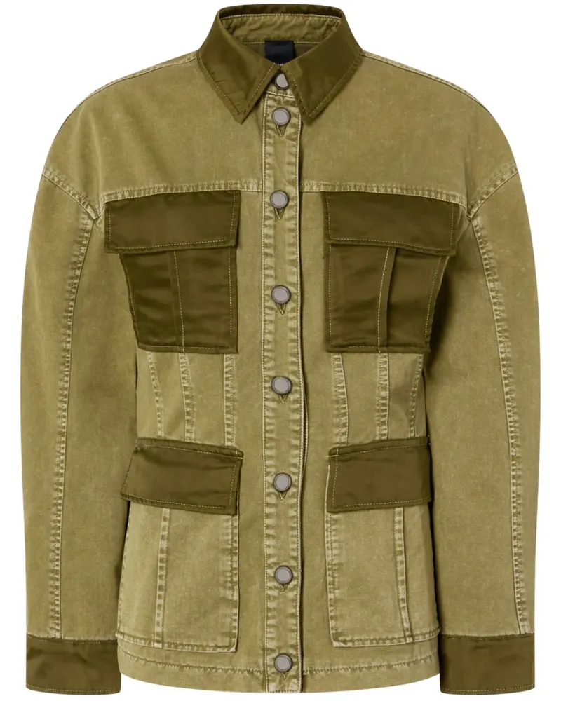 Pinko Klassische Bomberjacke - Grün Grün