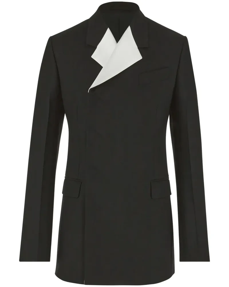 Ferragamo Doppelreihiges Sakko - Schwarz Schwarz