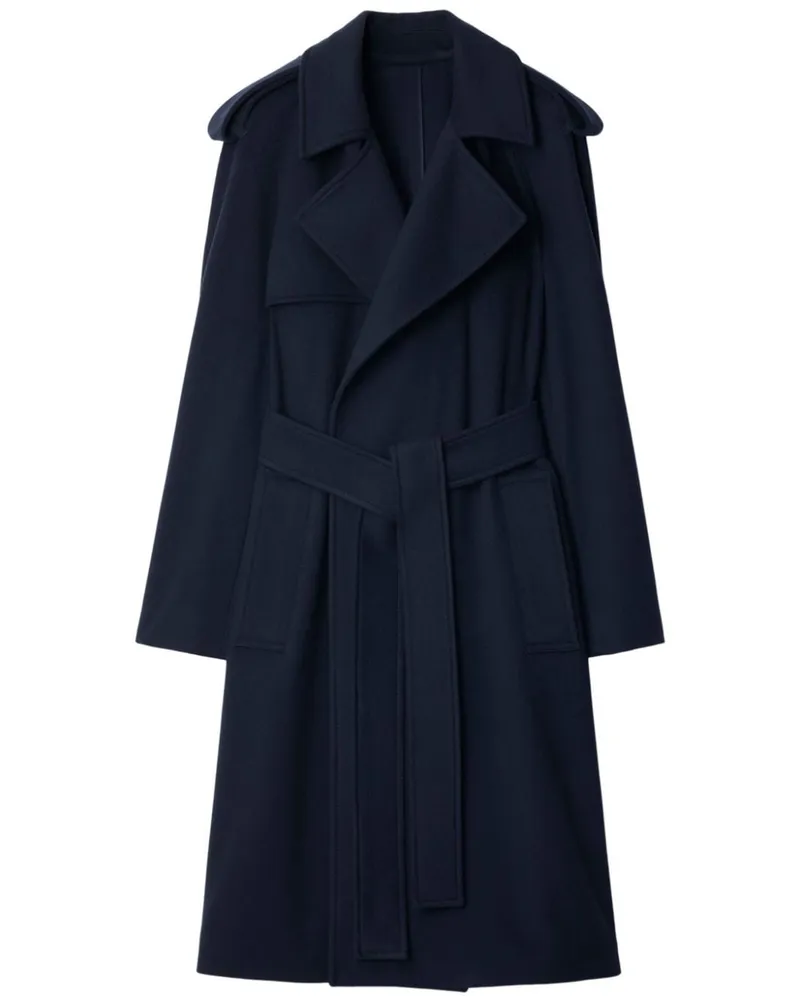 Burberry Kaschmirjacke mit fallendem Revers - Blau Blau