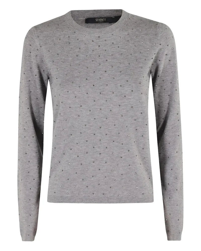 Seventy Verzierter Pullover - Grau Grau