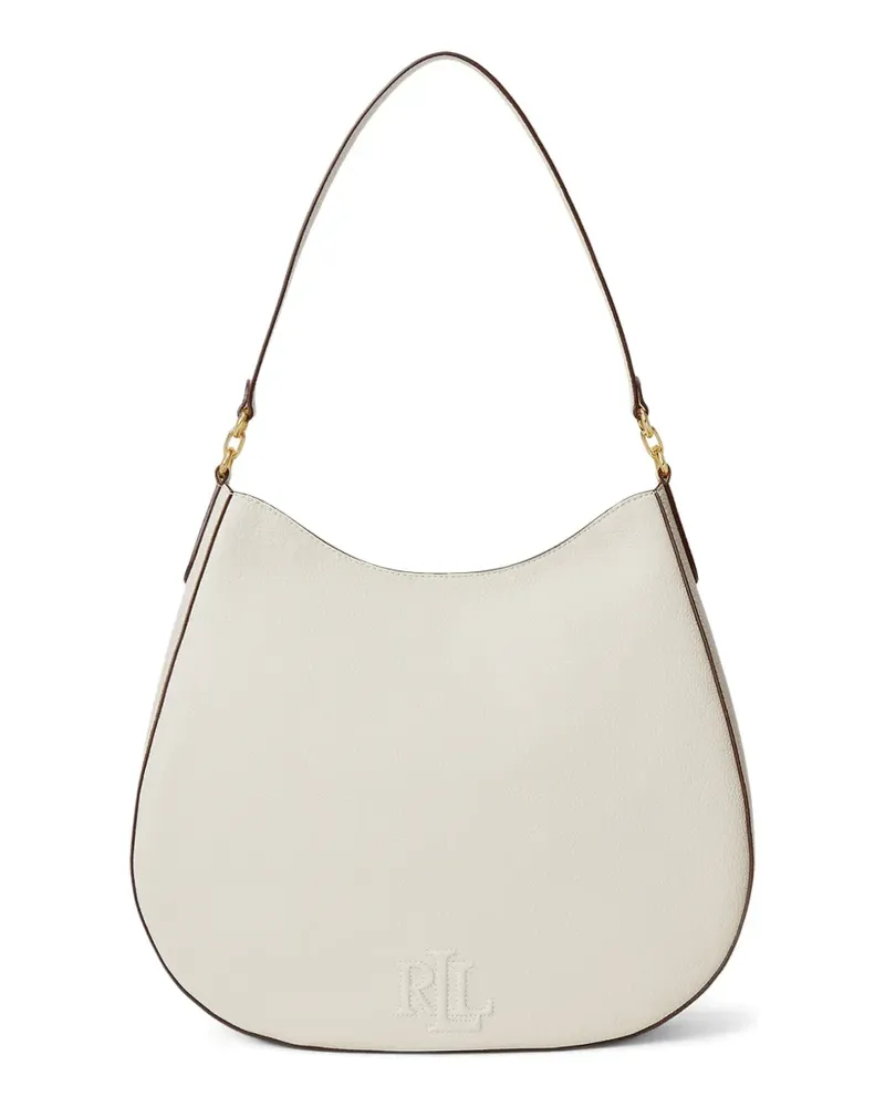 Ralph Lauren Schultertasche mit Logo-Prägung - Nude Nude