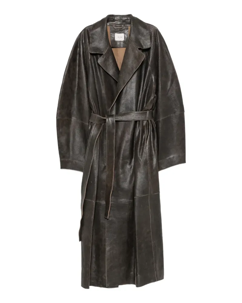 ALYSI belted notched-lapel coat - Braun Braun