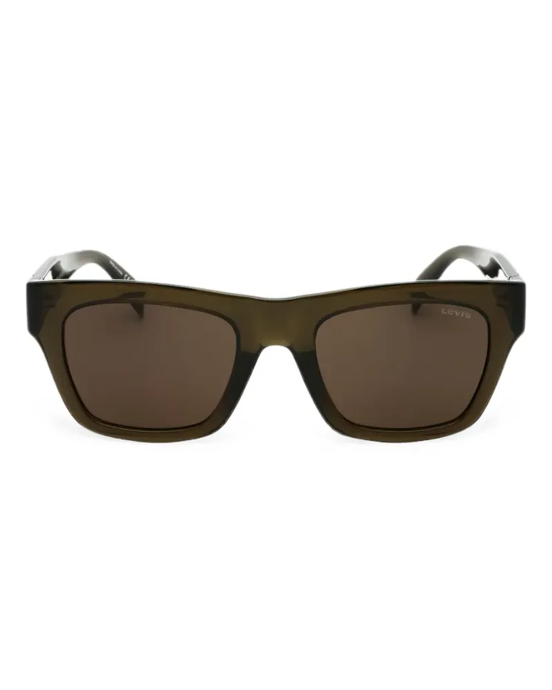 Levi's rectangle-frame sunglasses - Grün Grün