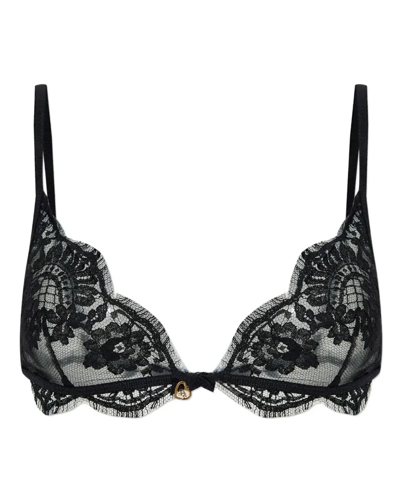 Dsquared2 BH aus Blumenspitze - Schwarz Schwarz