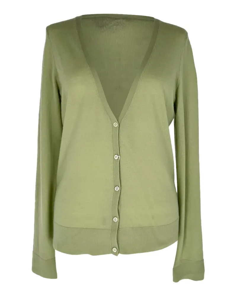 Theory Cardigan mit Knöpfen - Grün Grün