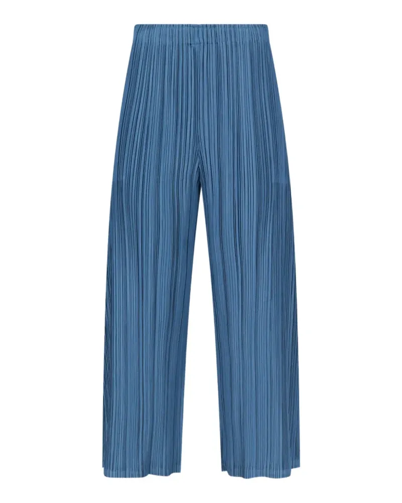 Issey Miyake Mellow pleated trousers - Blau Blau