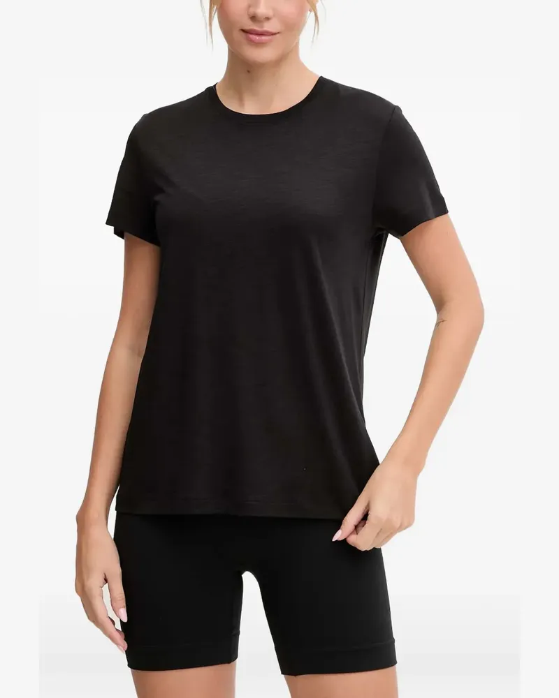 Casall T-Shirt mit Logo-Print - Schwarz Schwarz