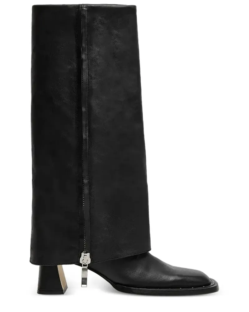 Miista Bellamy Stiefel mit Reißverschluss 60mm - Schwarz Schwarz